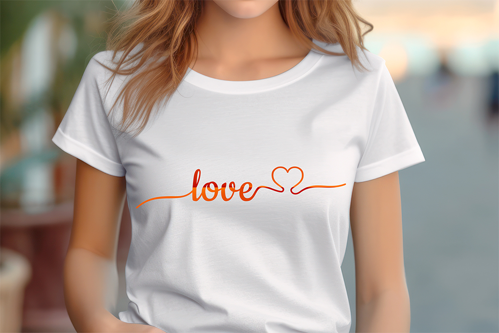 Love T-Shirt White(L)