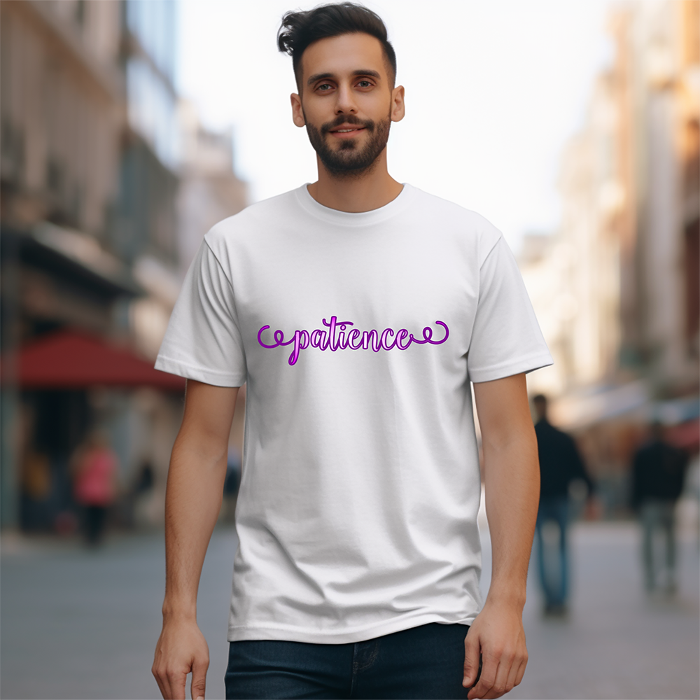 Patience T-Shirt White(M) 1