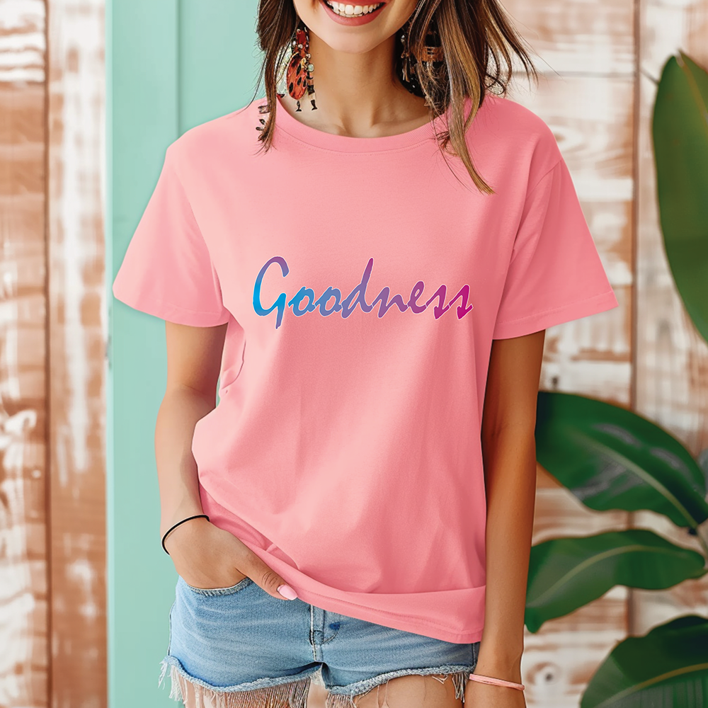 T-Shirt Goodness Pink Front 1(L)
