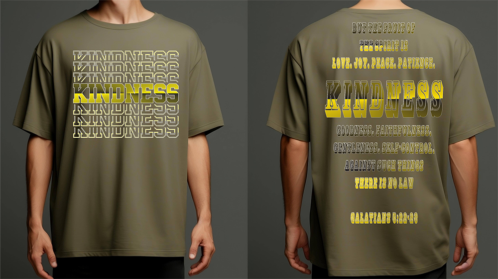 T-Shirt Kindness Khaki(M) 1