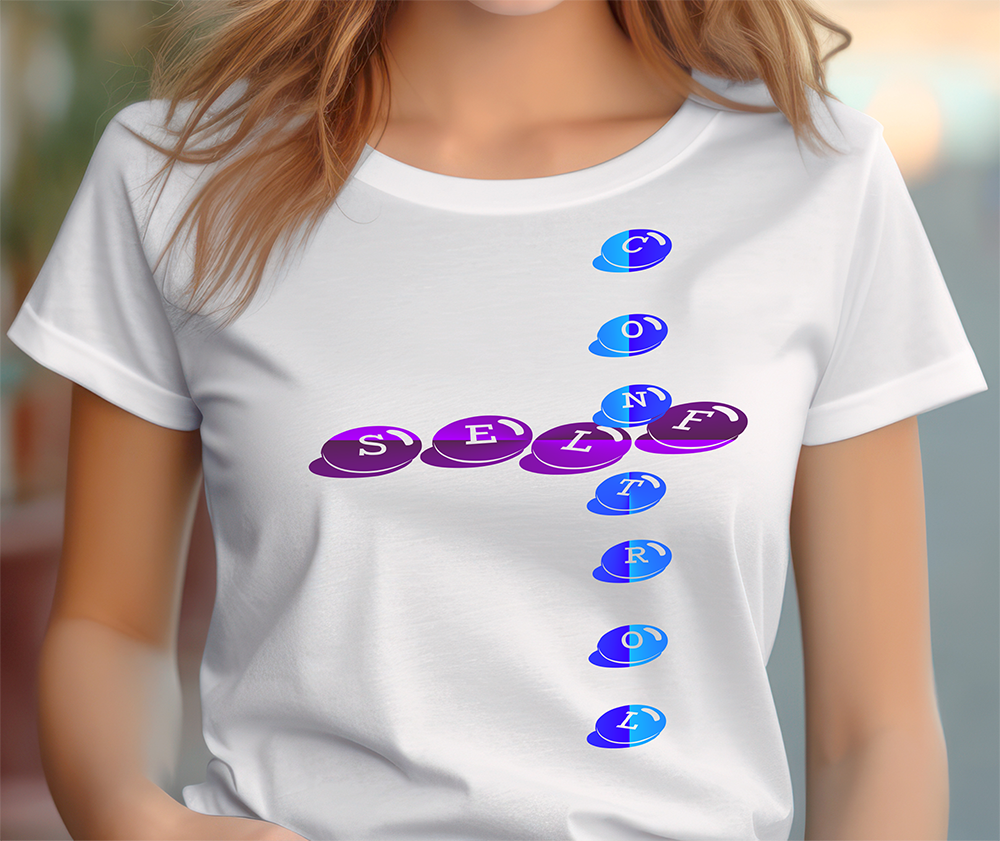 T-Shirt Self-Control White(L)